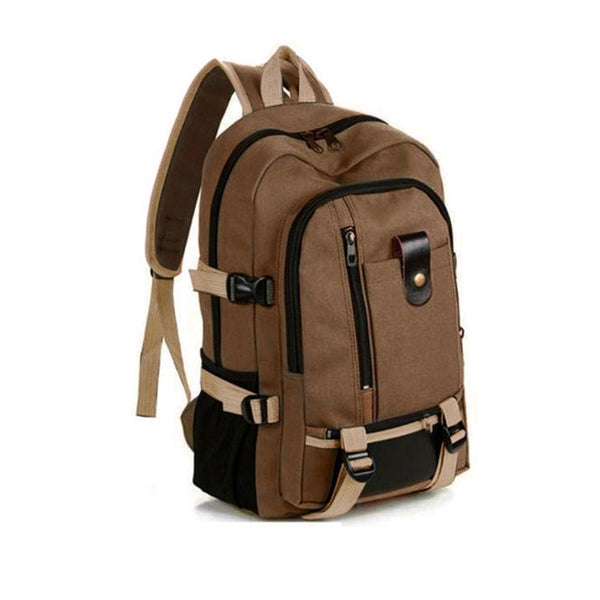 Unisex Canvas Backpack School Rucksack Men Travel Backpacks Women High Capacity Leisure Bagpack Teenagers Laptop Back Pack