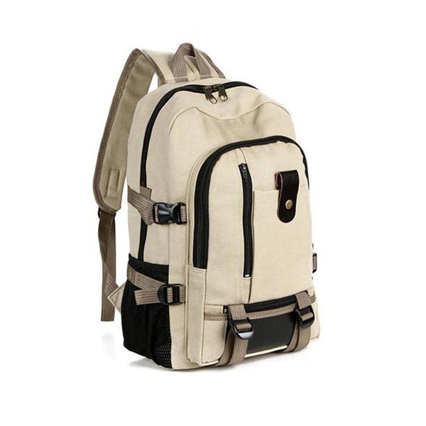 Unisex Canvas Backpack School Rucksack Men Travel Backpacks Women High Capacity Leisure Bagpack Teenagers Laptop Back Pack