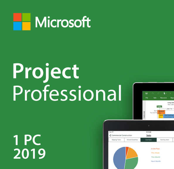 Microsoft Project 2019 Professional Pro License and Download