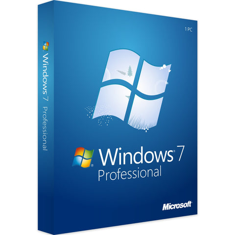 Microsoft Windows 7 Professional Pro License - 32/64 bit Download